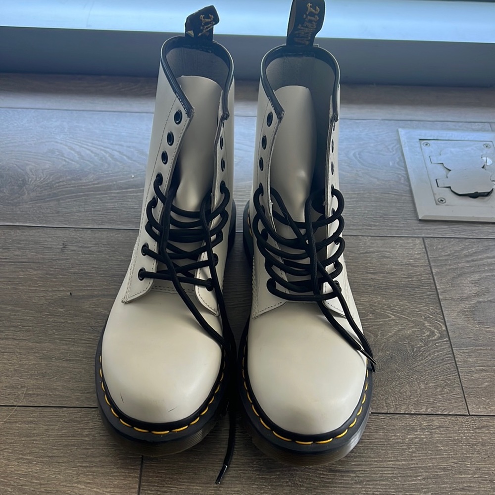 White Dr Martens